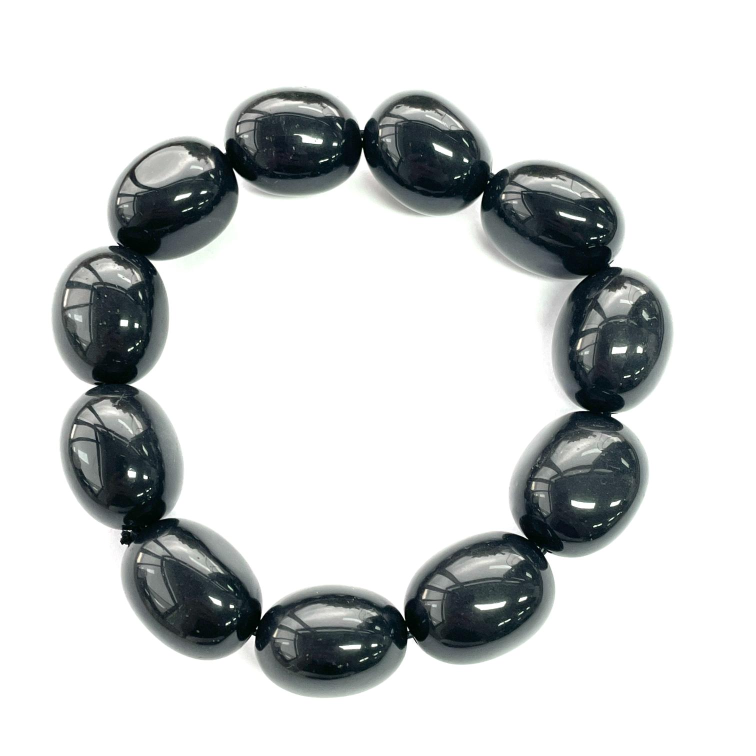 Nugget Bracelet - Black Obsidian Nugget Bracelet - Black Obsidian